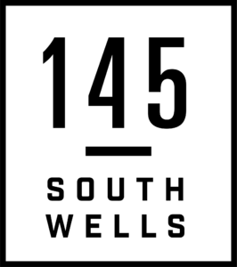 145 S Wells Logo White