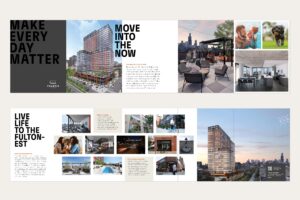 Interior brochure spread