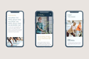 website on mobile phone