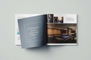 brochure amenity spread