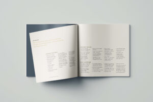Brochure amenity spread