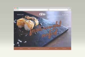 Oku Website Home Page