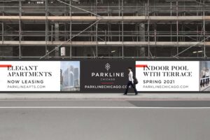 Parkline Apartments Construction Signage