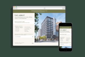 Desktop & mobile temporary website