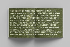 Text Heavy Brochure Spread
