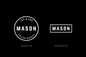 Mason Primary Logo and Secondary Logo