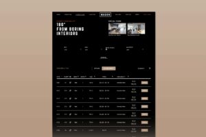 Mason Floor Plan Availability Webpage